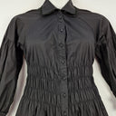 Second-Hand - White Sandstorm Cinched Button Up Polo Mini Dress Size M - SwapUp