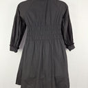 Second-Hand - White Sandstorm Cinched Button Up Polo Mini Dress Size M - SwapUp