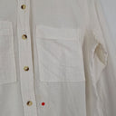 Second-Hand - French Connection Pure White Cotton Shirt Size 8 - SwapUp
