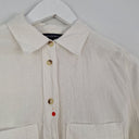 Second-Hand - French Connection Pure White Cotton Shirt Size 8 - SwapUp