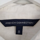 Second-Hand - French Connection Pure White Cotton Shirt Size 8 - SwapUp