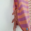 Second-Hand - Olas Mismatch Stripe Side Tie Top Size 12 - SwapUp