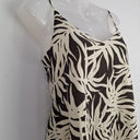 Second-Hand - Assembly Label Dark Chocolate Palms Linen Vacation Dress Size 8 - SwapUp