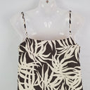 Second-Hand - Assembly Label Dark Chocolate Palms Linen Vacation Dress Size 8 - SwapUp