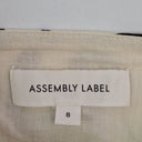 Second-Hand - Assembly Label Dark Chocolate Palms Linen Vacation Dress Size 8 - SwapUp