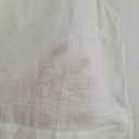 Second-Hand - Decjuba Linen Semi Sheer Fringe Seam Top Size 10 - SwapUp