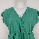 Second-Hand - Chasing Unicorns Pine Green V Neck Jumpsuit Size OSFA - SwapUp