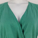 Second-Hand - Chasing Unicorns Pine Green V Neck Jumpsuit Size OSFA - SwapUp
