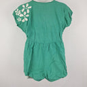 Second-Hand - Chasing Unicorns Pine Green V Neck Jumpsuit Size OSFA - SwapUp