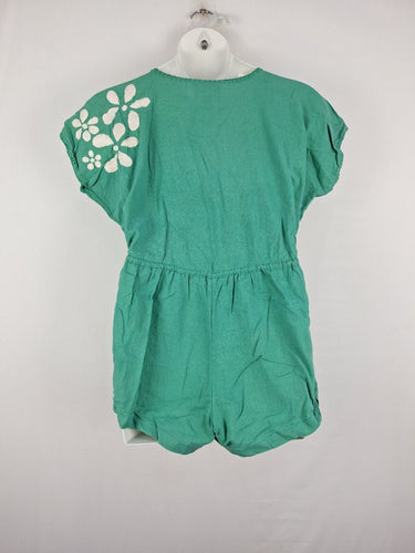 Second-Hand - Chasing Unicorns Pine Green V Neck Jumpsuit Size OSFA - SwapUp
