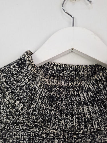 Second-Hand - Witchery Salt and Pepper Cashmere Wool Blend Mini Dress Size S - SwapUp