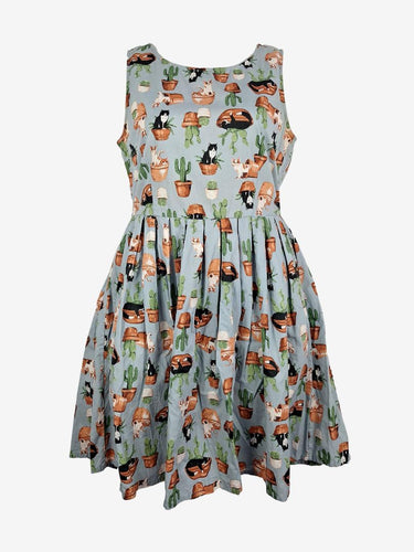 Dangerfield Cactus Kittens Skater Dress Size 12