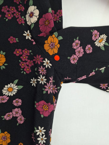 Second-Hand - Princess Highway Plum Floral Casual Shirt Size 12 - SwapUp