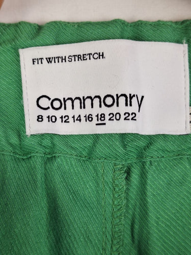 Second-Hand - Commonry Lawn Pin Tuck Wide Leg Pants Size 18 - SwapUp