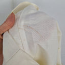 Second-Hand - Seed Cream Pleat Front Elevated Linen Blend Pants Size 12 - SwapUp