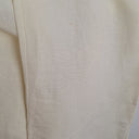 Second-Hand - Seed Cream Pleat Front Elevated Linen Blend Pants Size 12 - SwapUp