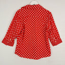 Second-Hand - Gloster Fun Red Polka Half Sleeve Shirt Size 10 - SwapUp