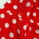 Second-Hand - Gloster Fun Red Polka Half Sleeve Shirt Size 10 - SwapUp