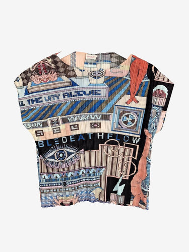 Gorman Pleat Art Deco Blouse Size 10