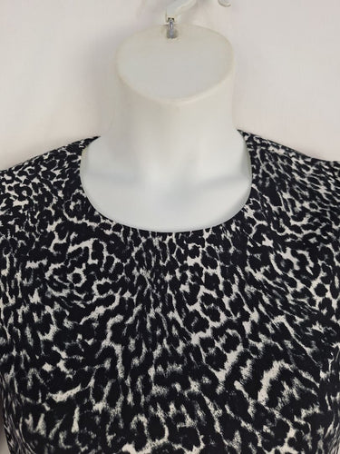 Second-Hand - Witchery Snow Leopard Drop Waist Dress Size 8 - SwapUp