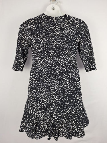 Second-Hand - Witchery Snow Leopard Drop Waist Dress Size 8 - SwapUp