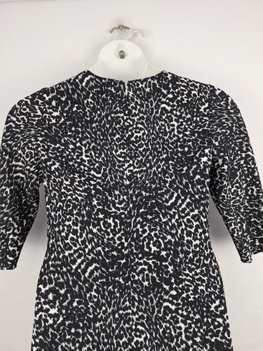 Second-Hand - Witchery Snow Leopard Drop Waist Dress Size 8 - SwapUp