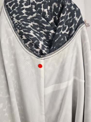 Second-Hand - Witchery Snow Leopard Drop Waist Dress Size 8 - SwapUp
