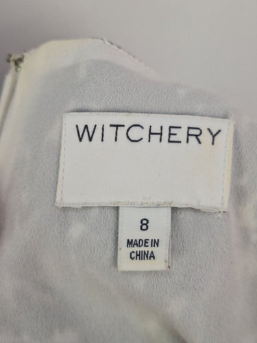 Second-Hand - Witchery Snow Leopard Drop Waist Dress Size 8 - SwapUp