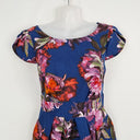 Second-Hand - Moulinette Soeurs Luxury Floral Sheath Midi Dress Size 6 - SwapUp
