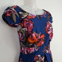 Second-Hand - Moulinette Soeurs Luxury Floral Sheath Midi Dress Size 6 - SwapUp