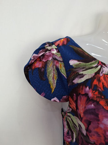 Second-Hand - Moulinette Soeurs Luxury Floral Sheath Midi Dress Size 6 - SwapUp