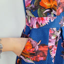 Second-Hand - Moulinette Soeurs Luxury Floral Sheath Midi Dress Size 6 - SwapUp