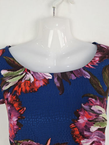 Second-Hand - Moulinette Soeurs Luxury Floral Sheath Midi Dress Size 6 - SwapUp