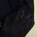 Second-Hand - Heine Navy Gold Zip Jacket Size 10 - SwapUp