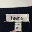 Second-Hand - Heine Navy Gold Zip Jacket Size 10 - SwapUp