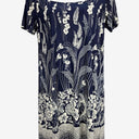 Second-Hand - Leona Edmiston Navy Dotted Midi Dress Size S - SwapUp