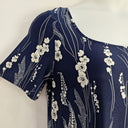 Second-Hand - Leona Edmiston Navy Dotted Midi Dress Size S - SwapUp