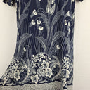 Second-Hand - Leona Edmiston Navy Dotted Midi Dress Size S - SwapUp