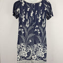 Second-Hand - Leona Edmiston Navy Dotted Midi Dress Size S - SwapUp