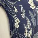 Second-Hand - Leona Edmiston Navy Dotted Midi Dress Size S - SwapUp