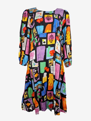 Gorman Surrealism Colourful Midi Dress Size 14