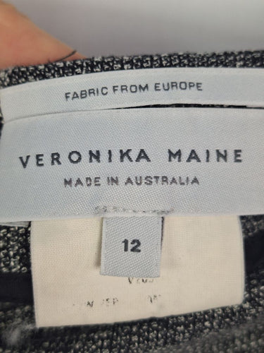 Second-Hand - Veronika Maine Tweed Style Culottes Pants Size 12 - SwapUp