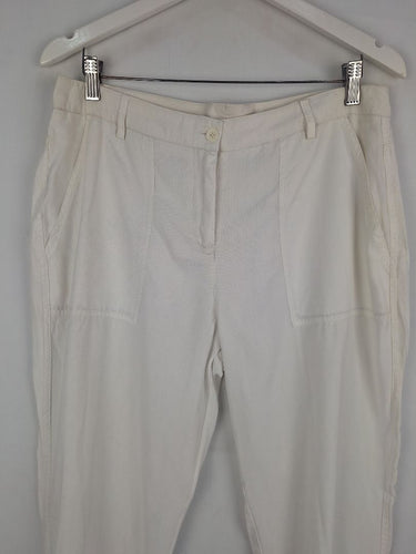 Second-Hand - French Connection Preppy Casual Summer Pants Size 12 - SwapUp