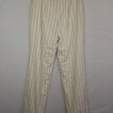Second-Hand - David Lawrence Off White Pinstriped Pants Size 12 - SwapUp