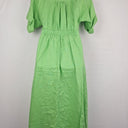 Second-Hand - Witchery Lime Linen Elevated Shirt Dress Size 8 - SwapUp