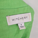 Second-Hand - Witchery Lime Linen Elevated Shirt Dress Size 8 - SwapUp