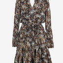 Second-Hand - Witchery Subtle Shimmer Ruffle Hem Mini Dress Size 8 - SwapUp