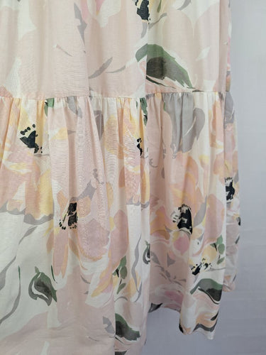 Second-Hand - Witchery Spring Peaches Open Back Dress Size 8 - SwapUp