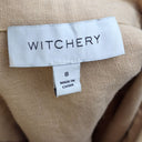 Second-Hand - Witchery Sandy Linen Structured Safari Dress Size 8 - SwapUp