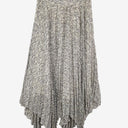 Second-Hand - Witchery Dotted Wave Choppy Hem Midi Skirt Size 8 - SwapUp